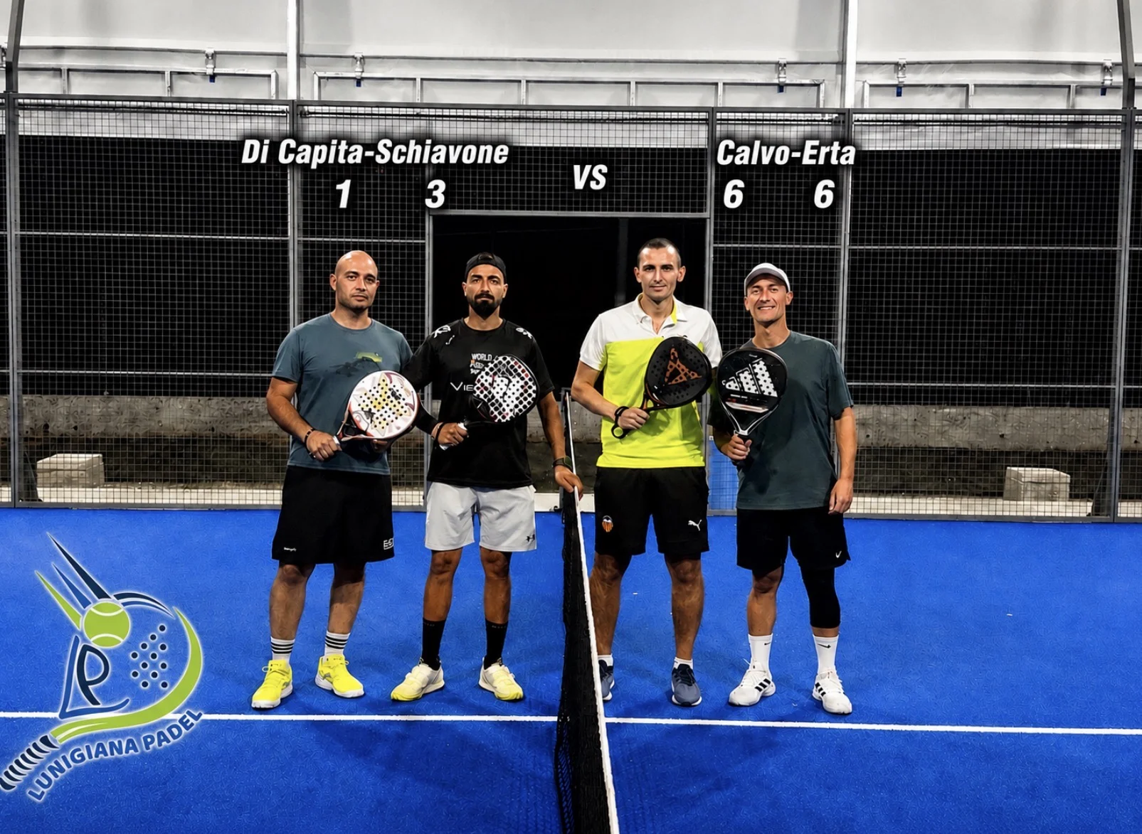 Giocatori durante un torneo di Lunigiana Padel